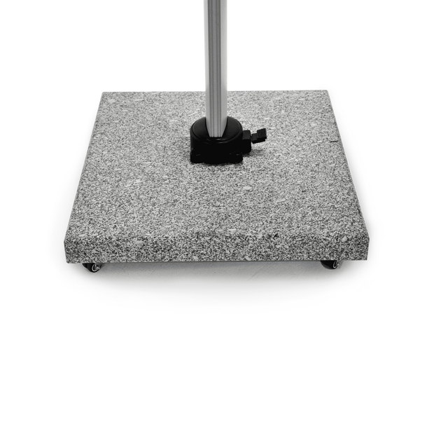 Marble Base Square 90kg with wheels for Outdoor Cantilever Umbrella