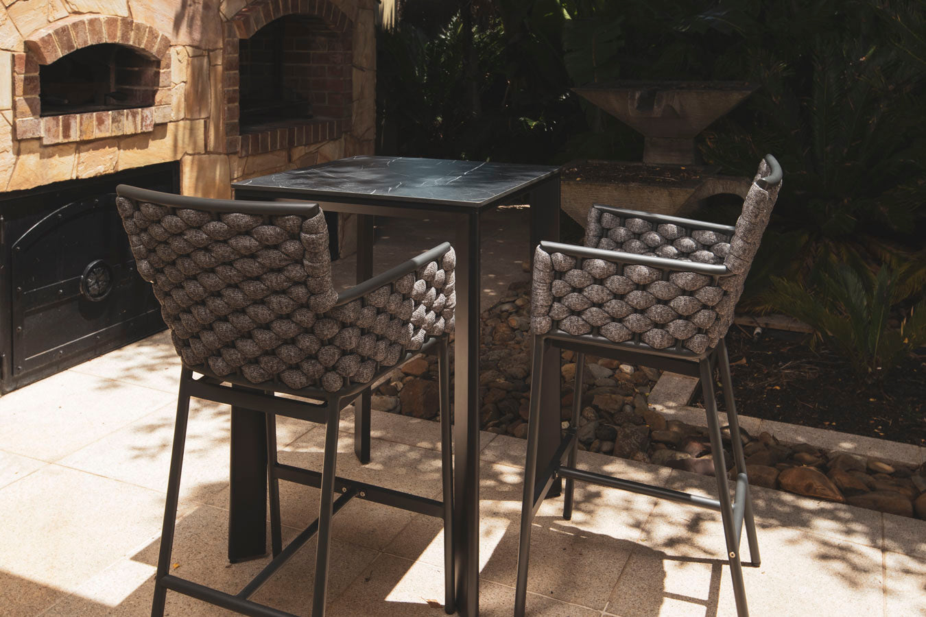 Equinox Outdoor Rope Bar Stool