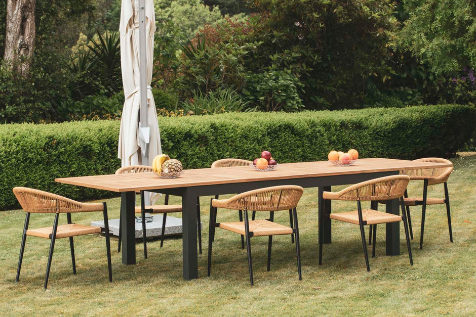 Bliss Outdoor Teak Extension Dining Table