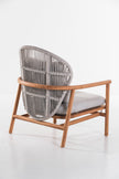 Echoes Outdoor Teak and Rope Armchair