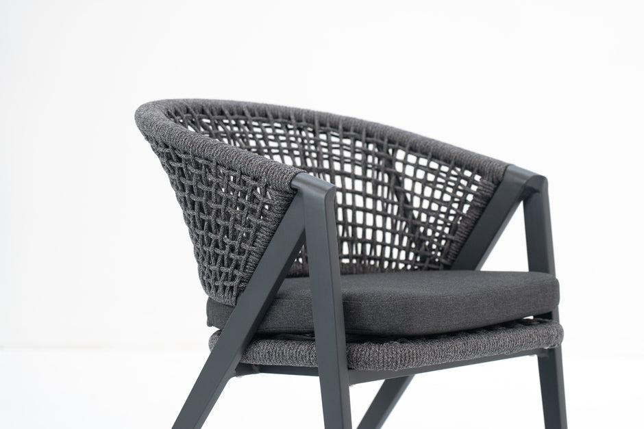 Pebble Outdoor Rope Dining Chair