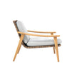 Olivia Outdoor Teak and Wicker Armchair