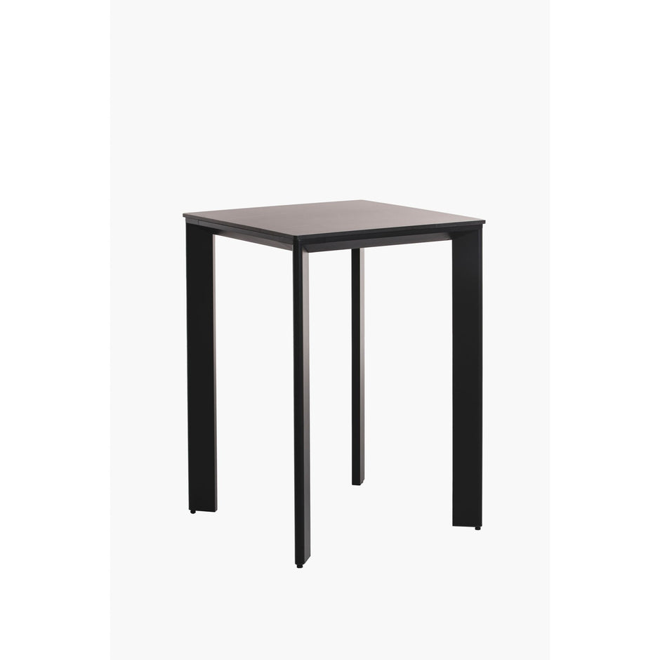 Liz Outdoor Aluminum Square Bar Table