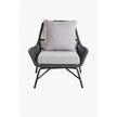 Prism Outdoor Rope Armchair and footstool