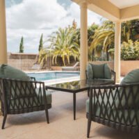 Serene Outdoor Coffee Table with Sintered stone