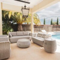 Nimbus Outdoor Rope Round Coffee Table Small