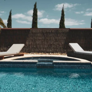 Chloe Outdoor Teak Sun Lounger