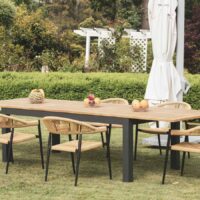 Bliss Outdoor Teak Extension Dining Table