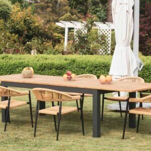 Bliss Outdoor Teak Extension Dining Table