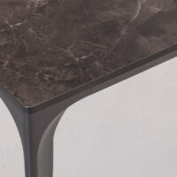 Quasar Outdoor Aluminum Square Dining Table