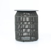 Forge Outdoor Rope and Aluminum Coffee Table Small
