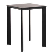Liz Outdoor Aluminum Square Bar Table