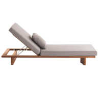 Chloe Outdoor Teak Sun Lounger