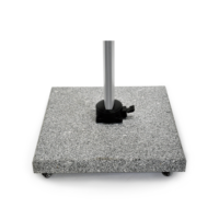 Marble Base Square 90kg with wheels for Outdoor Cantilever Umbrella