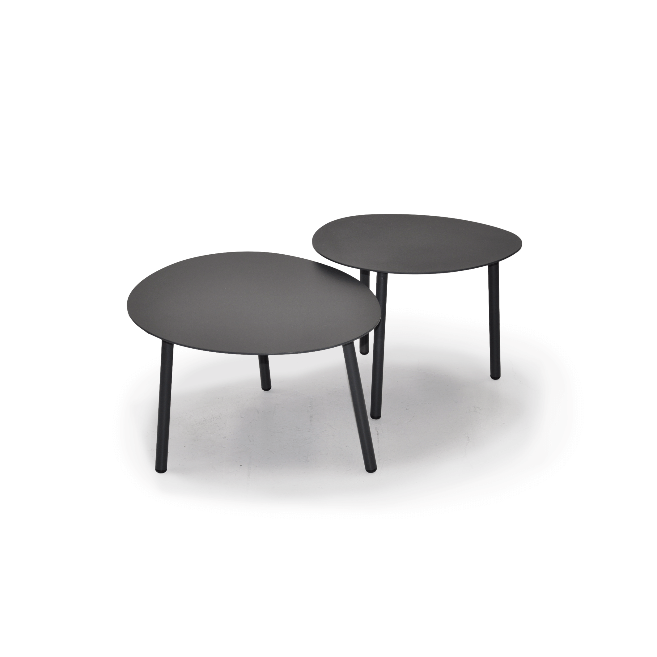 Aura Outdoor Aluminum Coffee Table 2pc Set