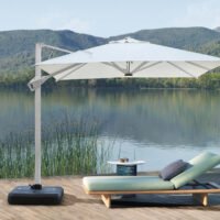 Water-Filled Resin Base (max 150kg) for Outdoor Cantilever Umbrella