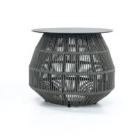 Forge Outdoor Rope and Aluminum Coffee Table Large