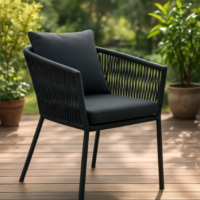 Cascade Outdoor Rope Dining Chair