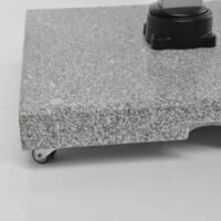 Marble Base Square 90kg with wheels for Outdoor Cantilever Umbrella