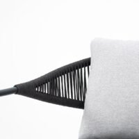 Nova Outdoor Aluminum and Rope 5pc Lounge Settings