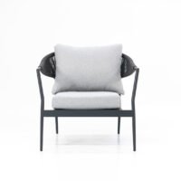 Nova Outdoor Aluminum and Rope 5pc Lounge Settings