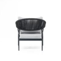 Nova Outdoor Aluminum and Rope 5pc Lounge Settings