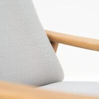 Olivia Outdoor Teak and Wicker Armchair