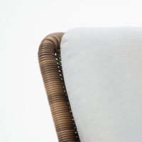 Olivia Outdoor Teak and Wicker Armchair