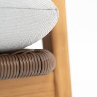 Olivia Outdoor Teak and Wicker Armchair