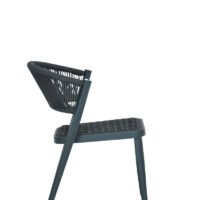 Dove Outdoor Rope Armless Dining Chair