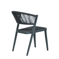 Dove Outdoor Rope Armless Dining Chair