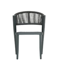 Dove Outdoor Rope Armless Dining Chair