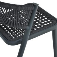 Dove Outdoor Rope Armless Dining Chair