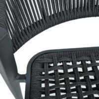 Dove Outdoor Rope Armless Dining Chair