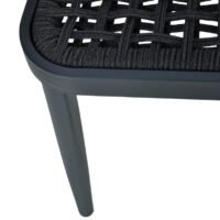 Dove Outdoor Rope Armless Dining Chair
