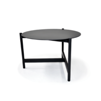 Harmony Outdoor Aluminum Round Coffee Table 2pc Set