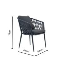 Jasper Outdoor Rope Dining Chair
