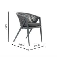 Pebble Outdoor Rope Dining Chair