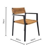 Willow Outdoor Wicker Dining Chair