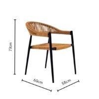 Nova Outdoor Wicker Dining Chair
