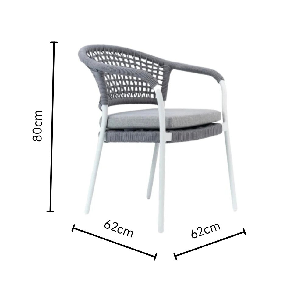 Evan Outdoor Rope Dining Chair