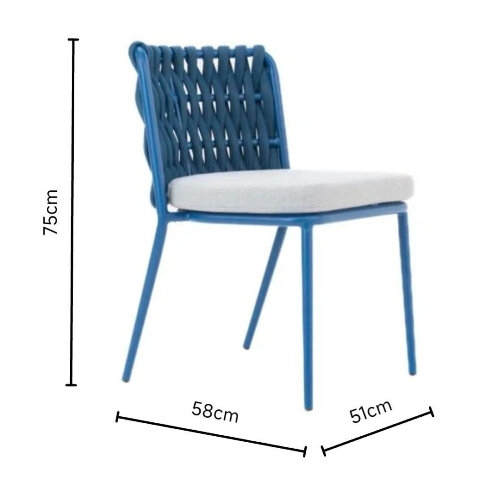 Celeste Outdoor Rope Dining Chair