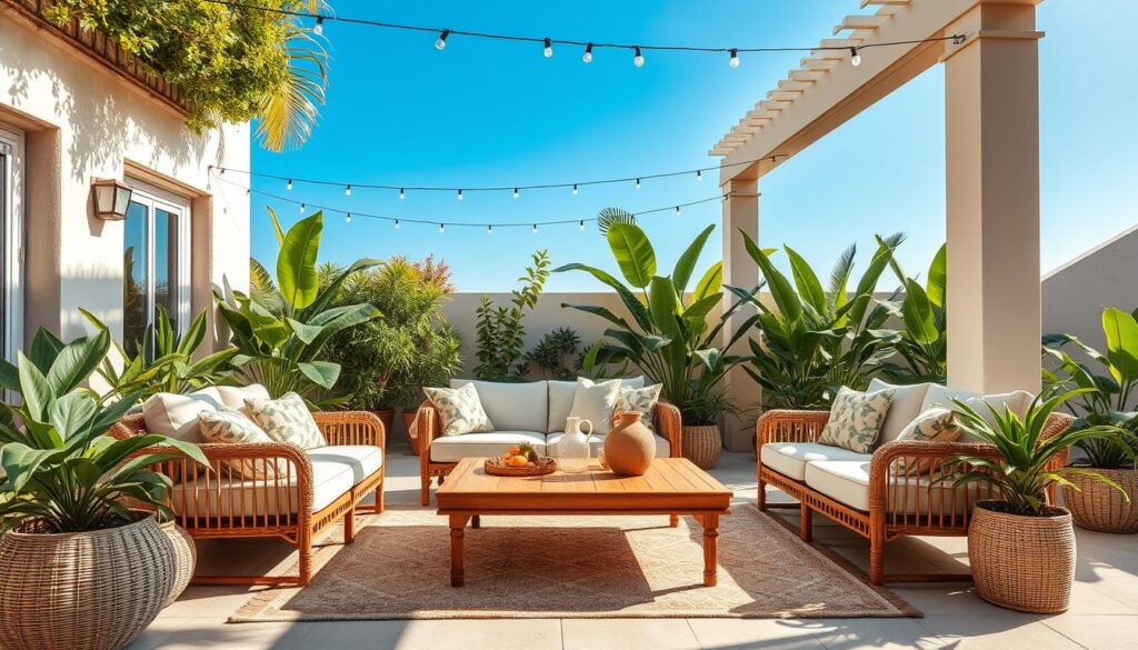 outdoor furniture styling