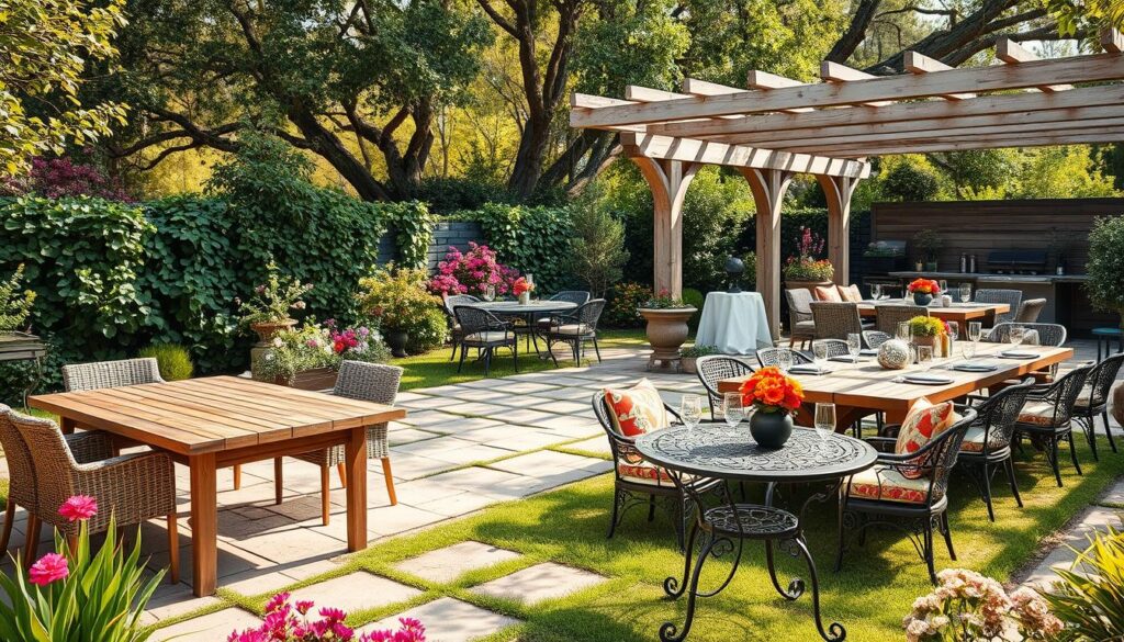 types of outdoor tables