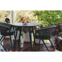 Bella Outdoor Aluminum Round Dining Table