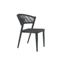 Dove Outdoor Rope Armless Dining Chair