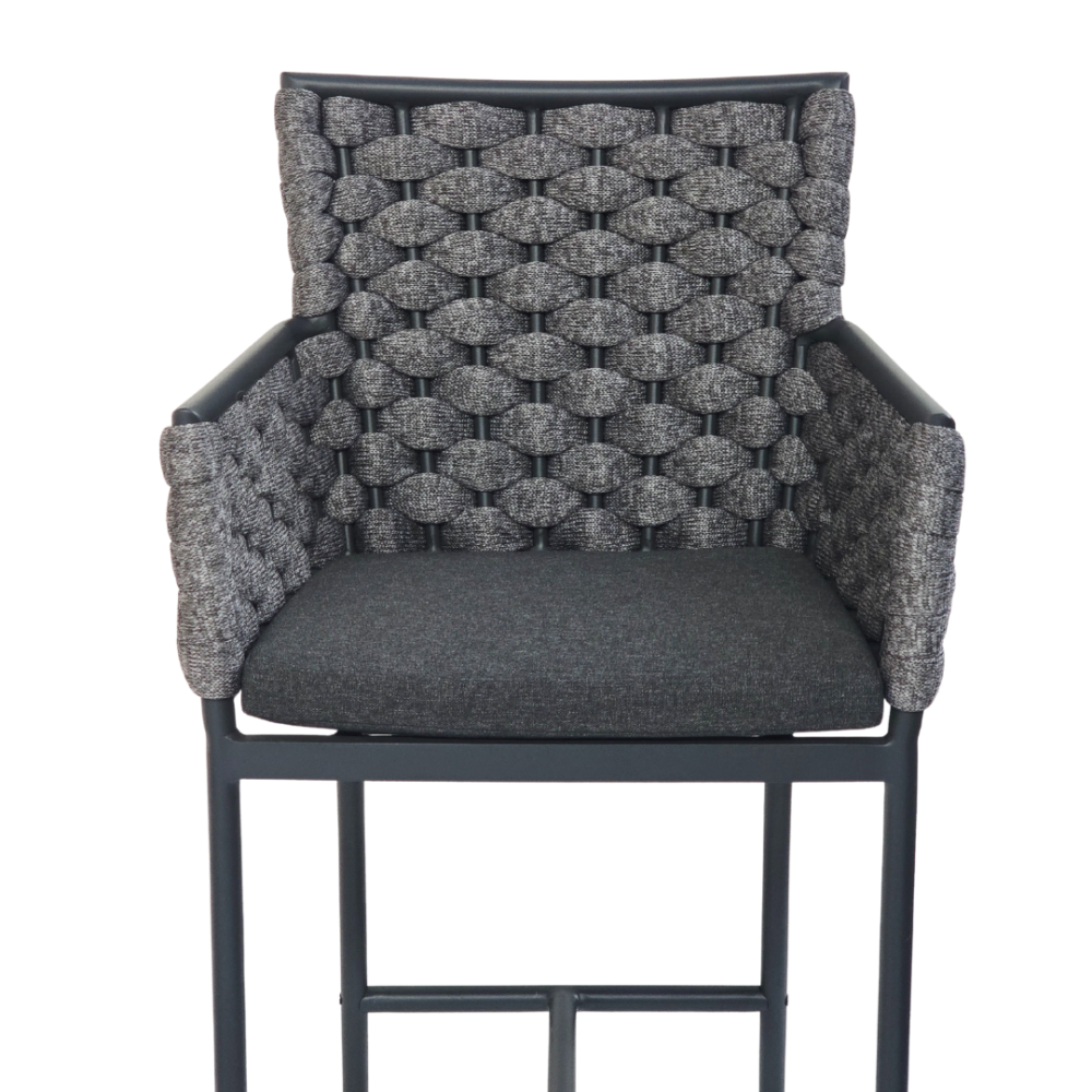 Equinox Outdoor Rope Bar Stool - Set of 4