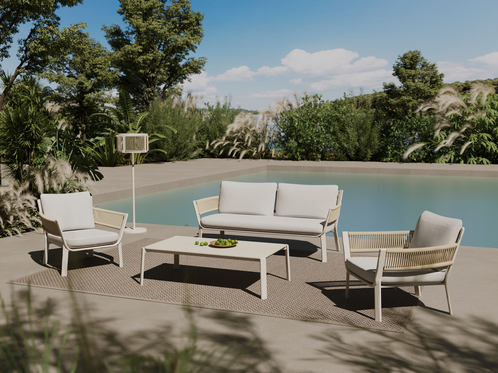 Mairin Lounge-4 seater Taupe