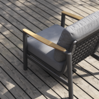 Reyne lounge – 4 Seater Charcoal