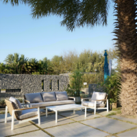 Reyne lounge – 5 Seater White
